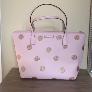 Kate Spade pink polka dot purse